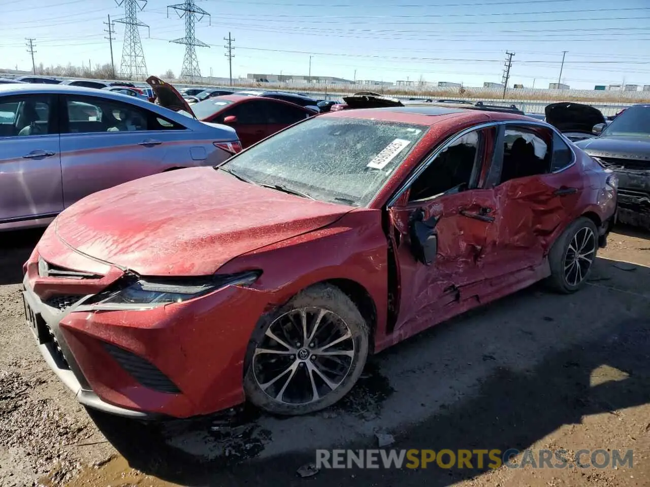 1 Photograph of a damaged car 4T1B11HK4KU274942 TOYOTA CAMRY 2019