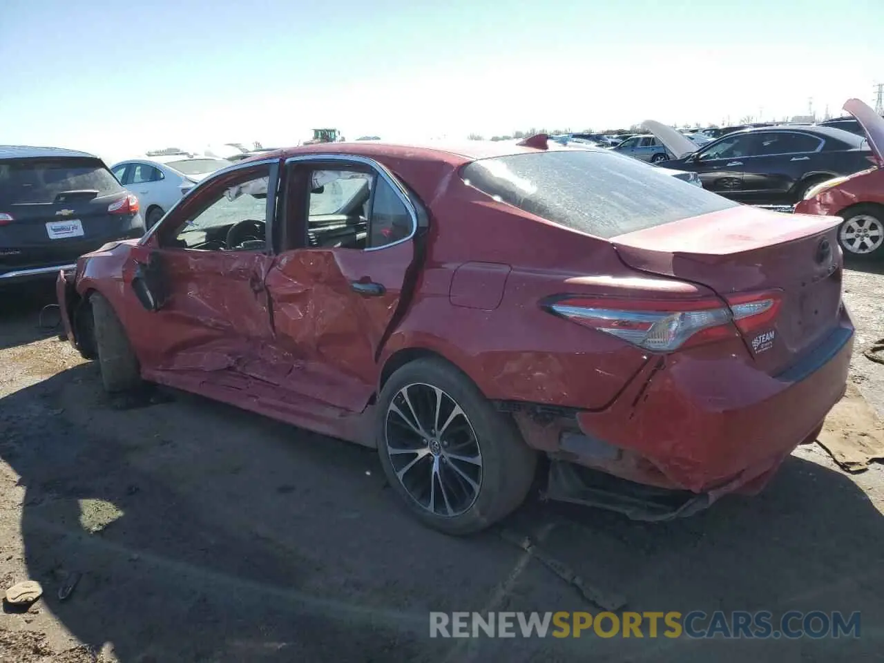 2 Photograph of a damaged car 4T1B11HK4KU274942 TOYOTA CAMRY 2019