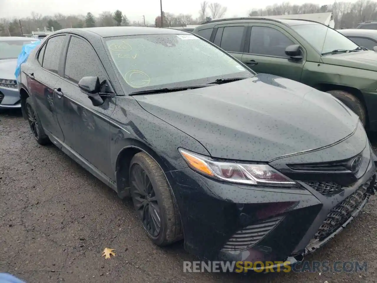 1 Photograph of a damaged car 4T1B11HK4KU288176 TOYOTA CAMRY 2019