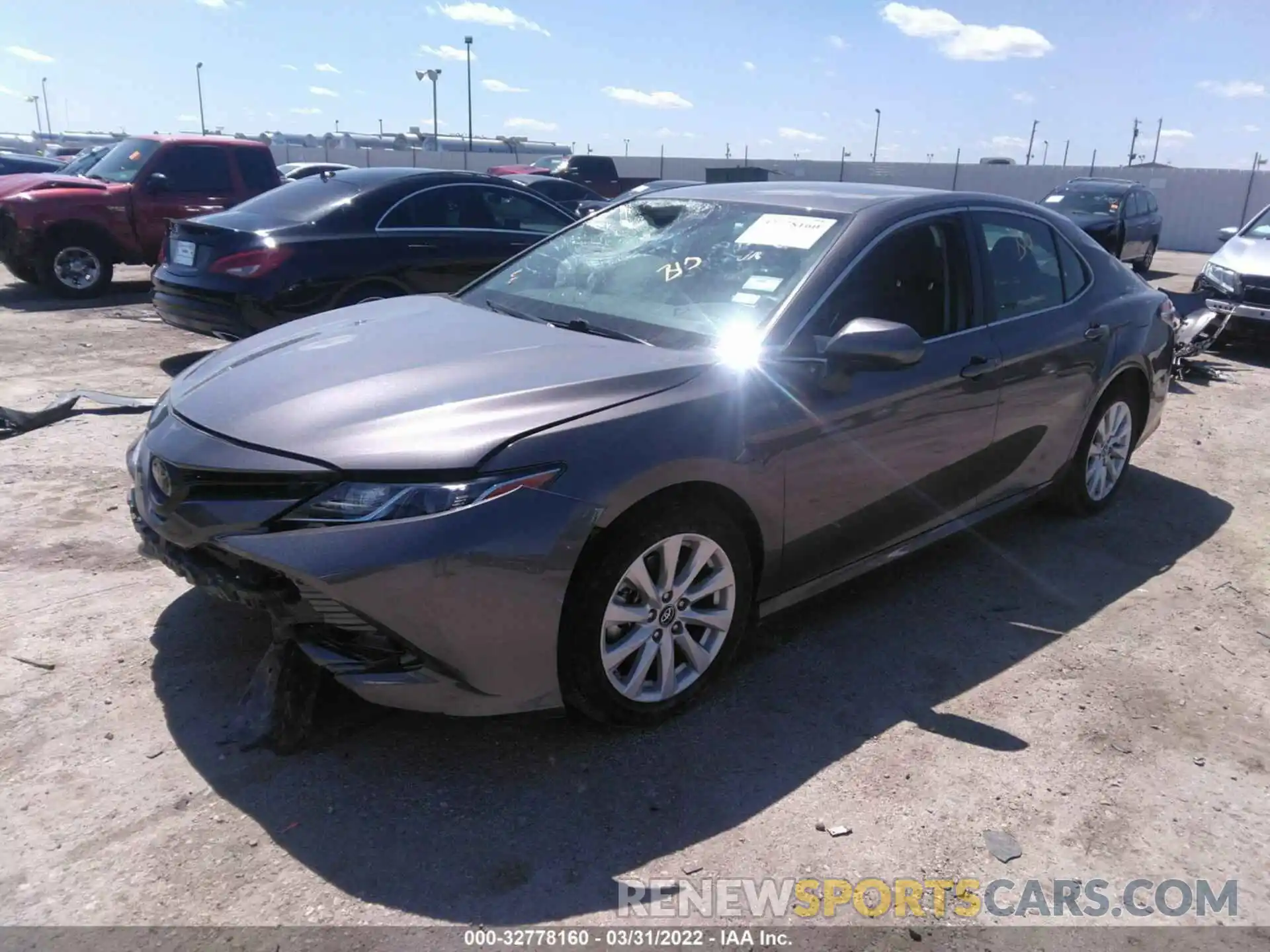 2 Photograph of a damaged car 4T1B11HK4KU290431 TOYOTA CAMRY 2019