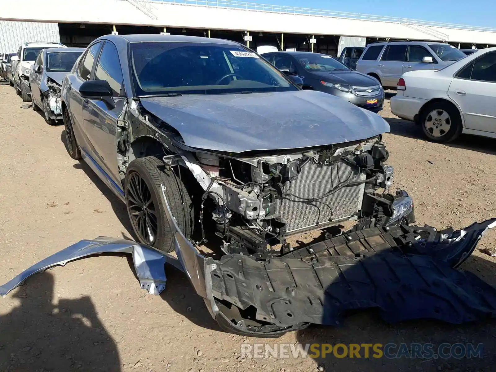 1 Photograph of a damaged car 4T1B11HK4KU299906 TOYOTA CAMRY 2019