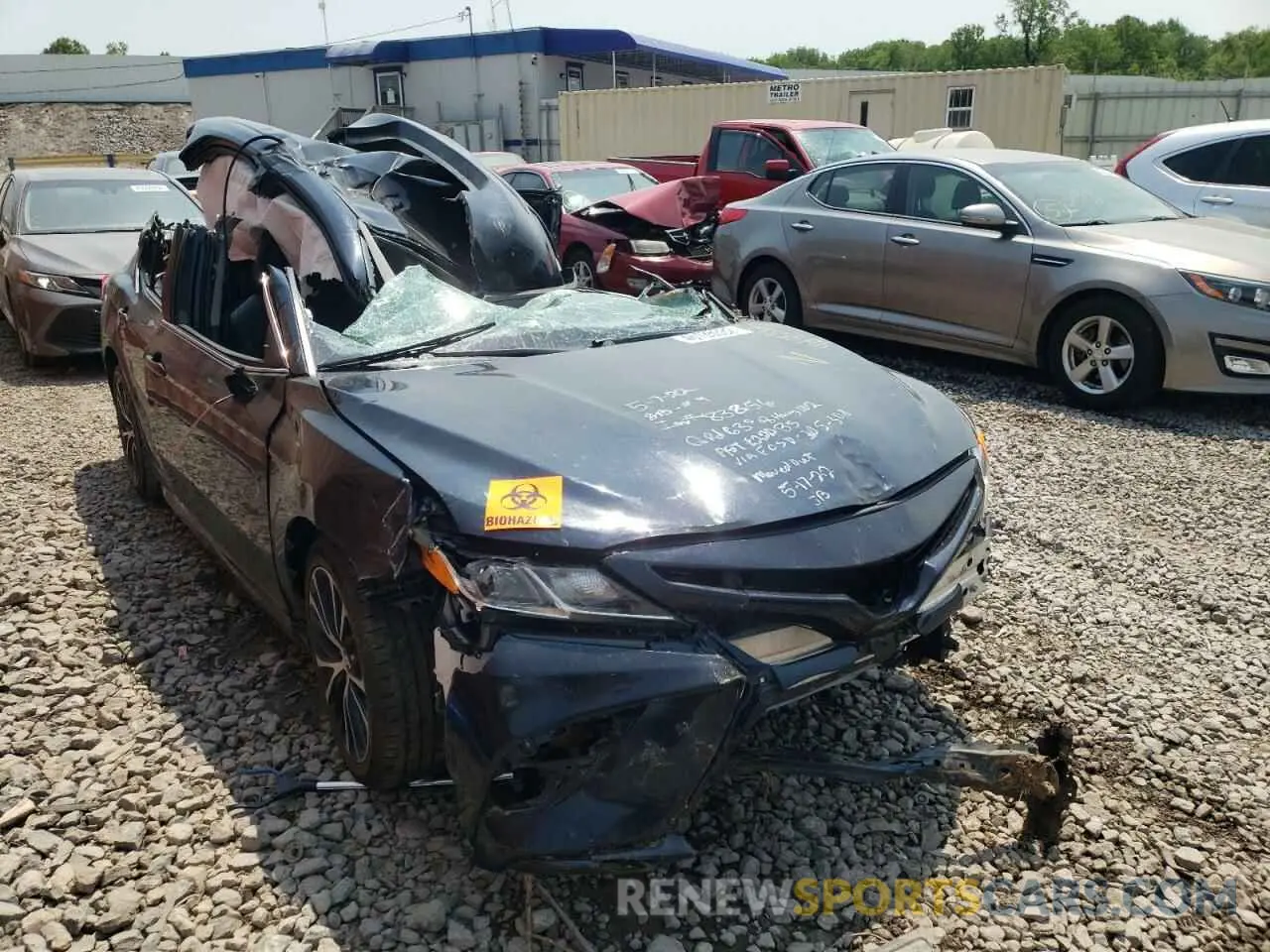 1 Photograph of a damaged car 4T1B11HK4KU679313 TOYOTA CAMRY 2019