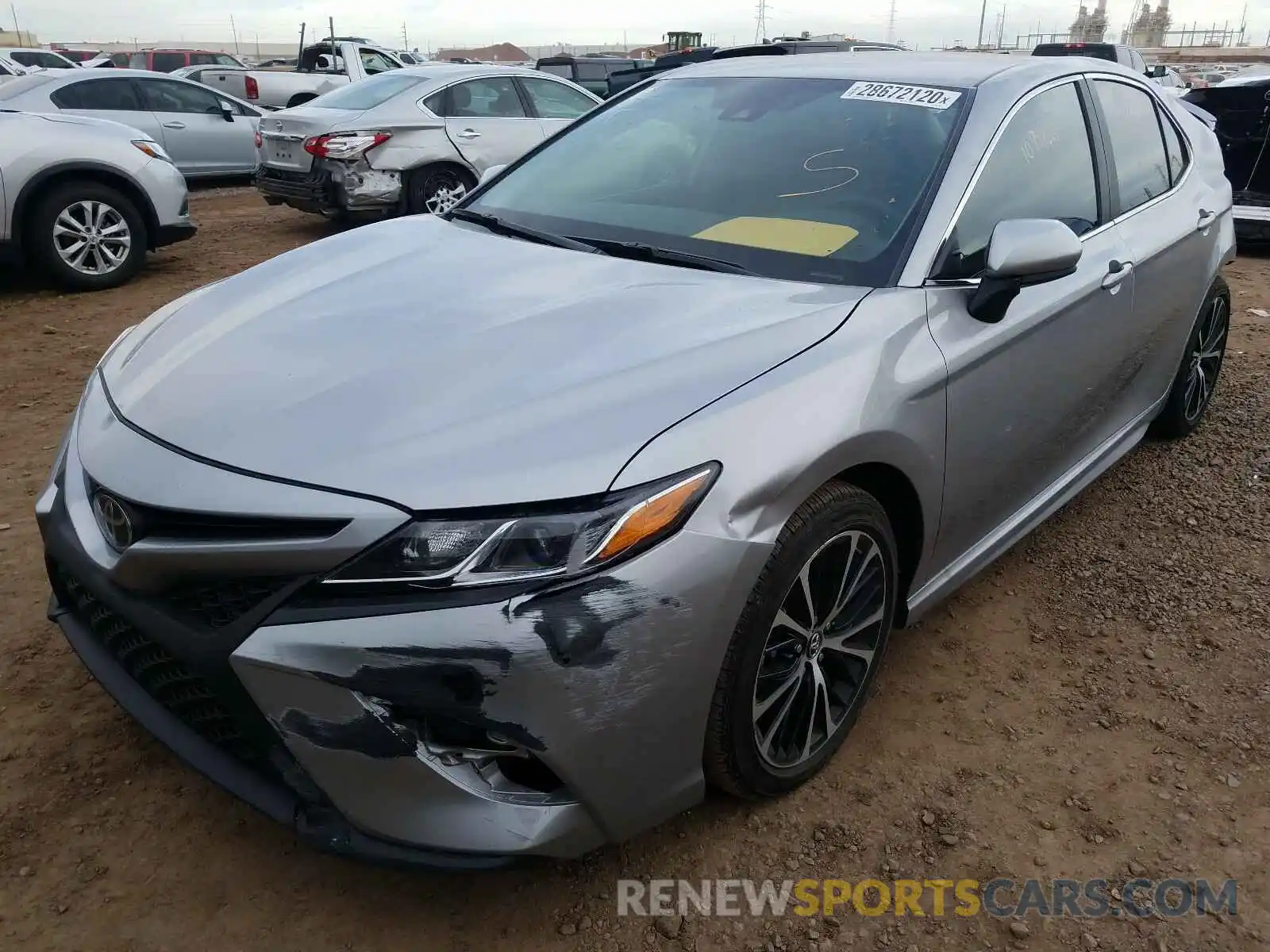 2 Photograph of a damaged car 4T1B11HK4KU682714 TOYOTA CAMRY 2019