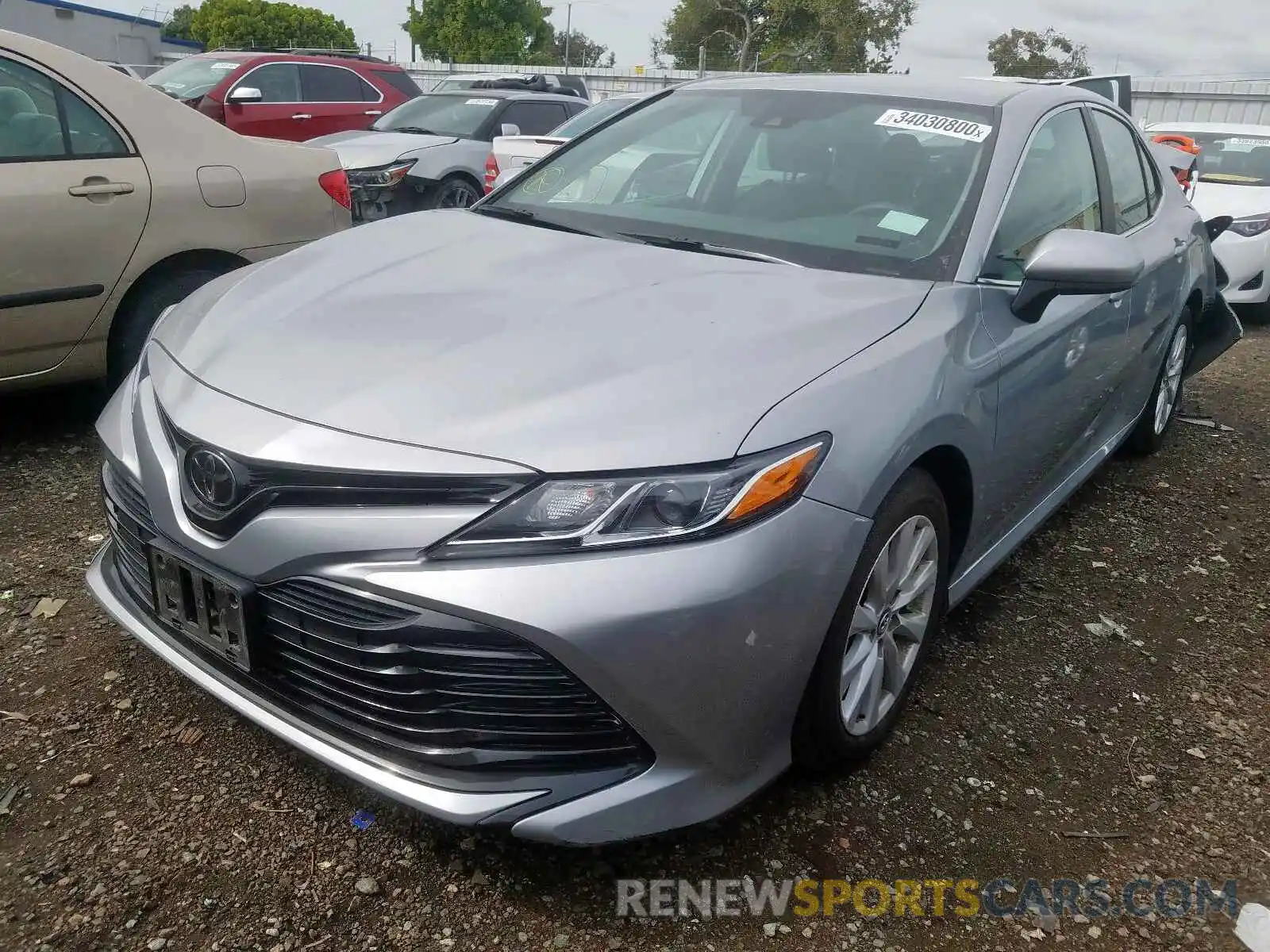 2 Photograph of a damaged car 4T1B11HK4KU687203 TOYOTA CAMRY 2019