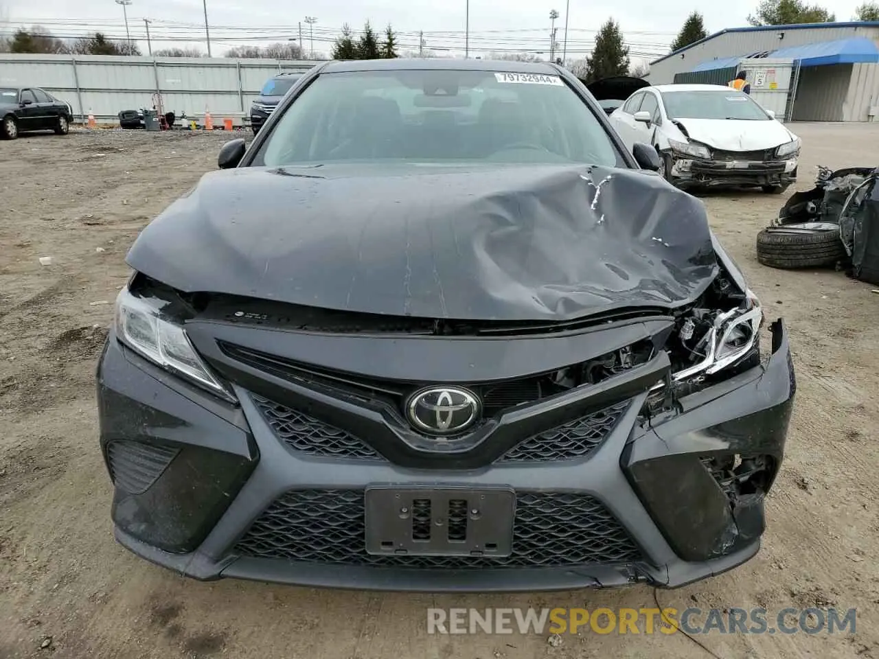 5 Photograph of a damaged car 4T1B11HK4KU687301 TOYOTA CAMRY 2019