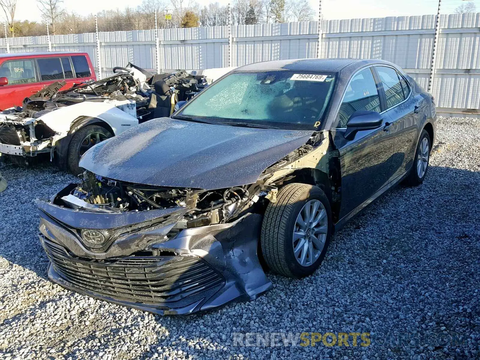 2 Photograph of a damaged car 4T1B11HK4KU690778 TOYOTA CAMRY 2019