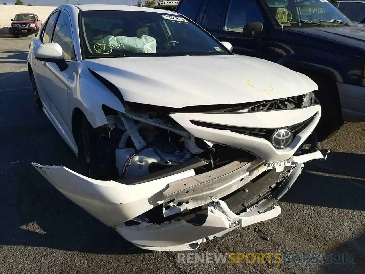 1 Photograph of a damaged car 4T1B11HK4KU693244 TOYOTA CAMRY 2019