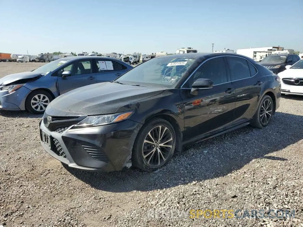 1 Photograph of a damaged car 4T1B11HK4KU695575 TOYOTA CAMRY 2019