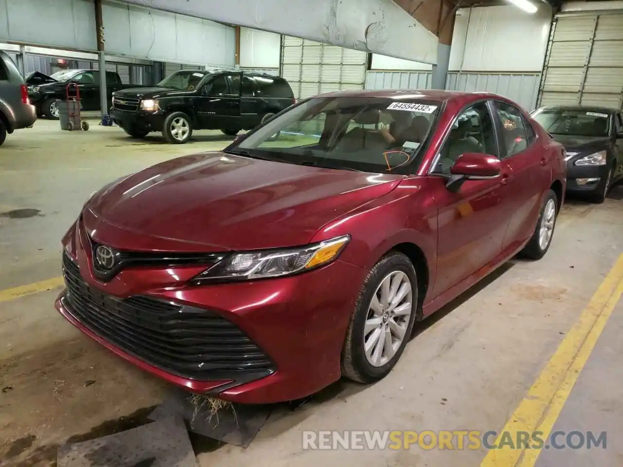 2 Photograph of a damaged car 4T1B11HK4KU704761 TOYOTA CAMRY 2019