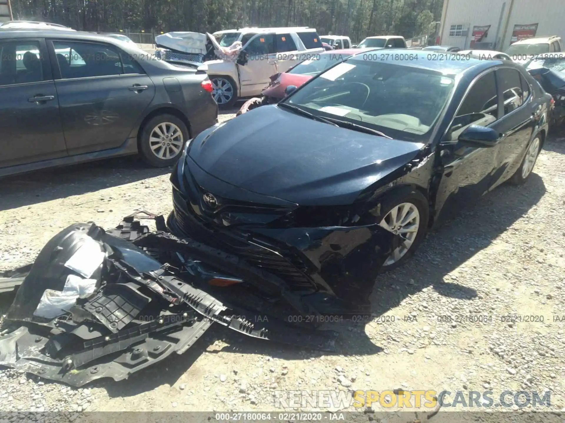 2 Photograph of a damaged car 4T1B11HK4KU707207 TOYOTA CAMRY 2019