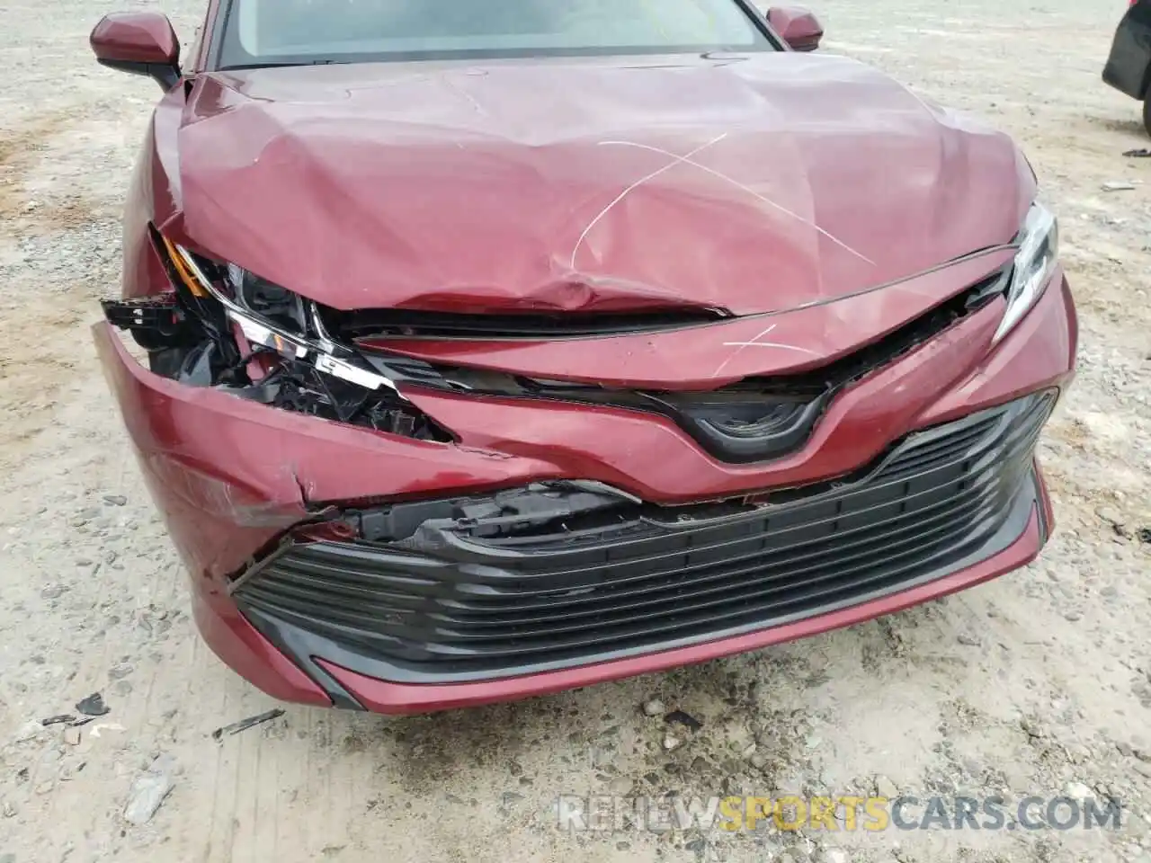 9 Photograph of a damaged car 4T1B11HK4KU709250 TOYOTA CAMRY 2019