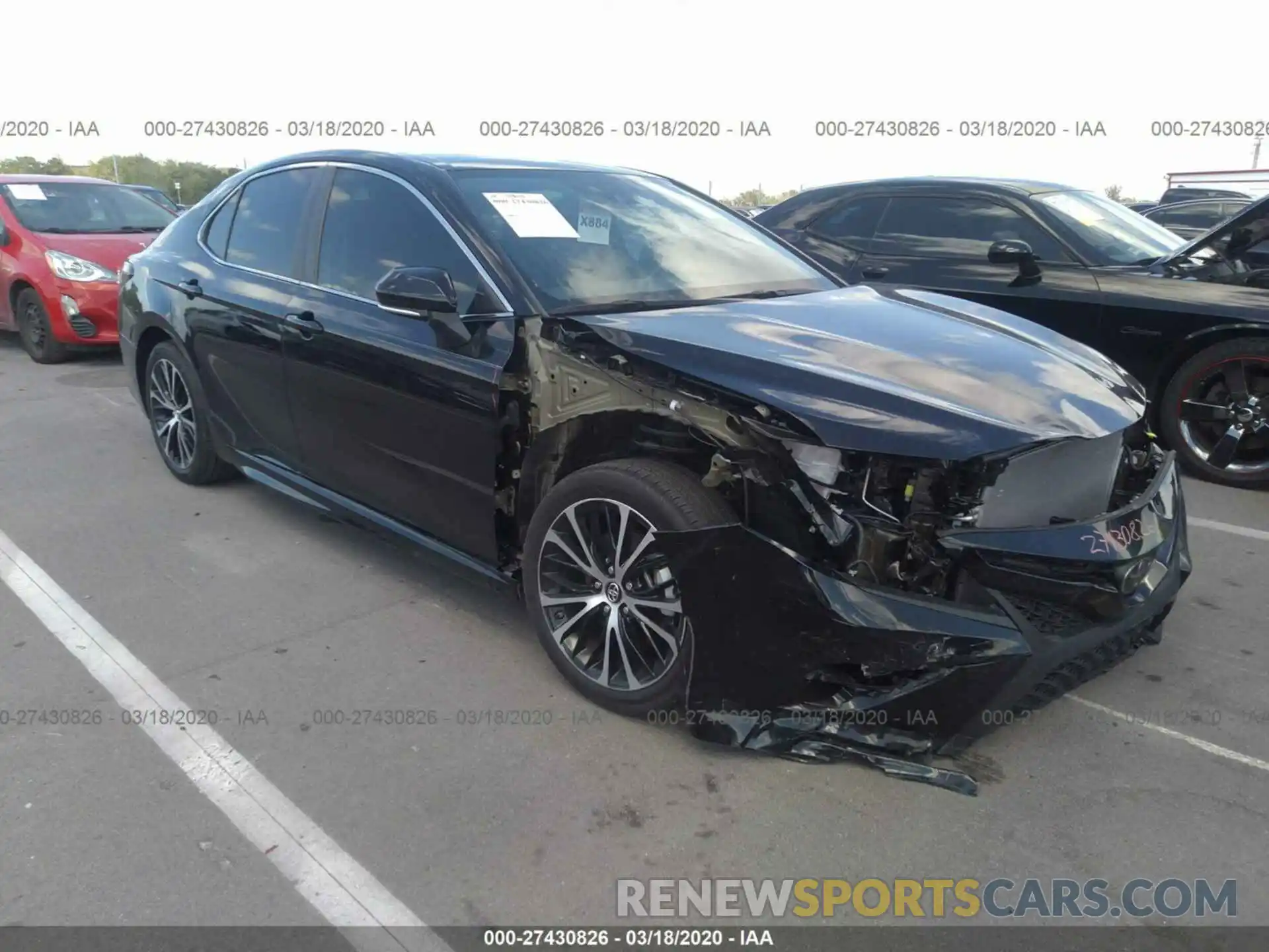 1 Photograph of a damaged car 4T1B11HK4KU714514 TOYOTA CAMRY 2019