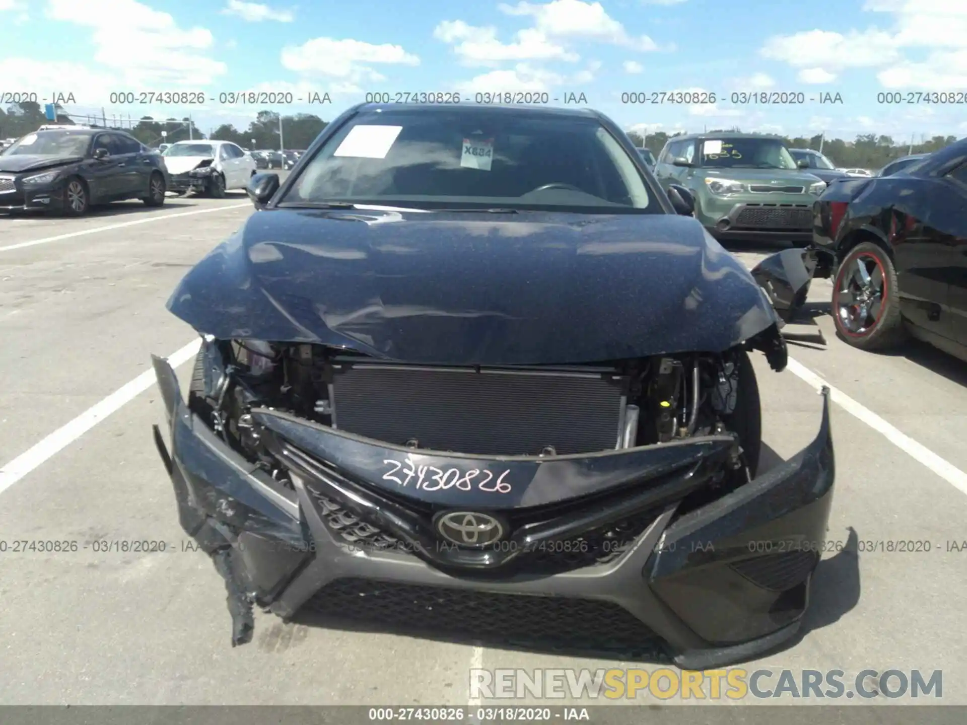 6 Photograph of a damaged car 4T1B11HK4KU714514 TOYOTA CAMRY 2019