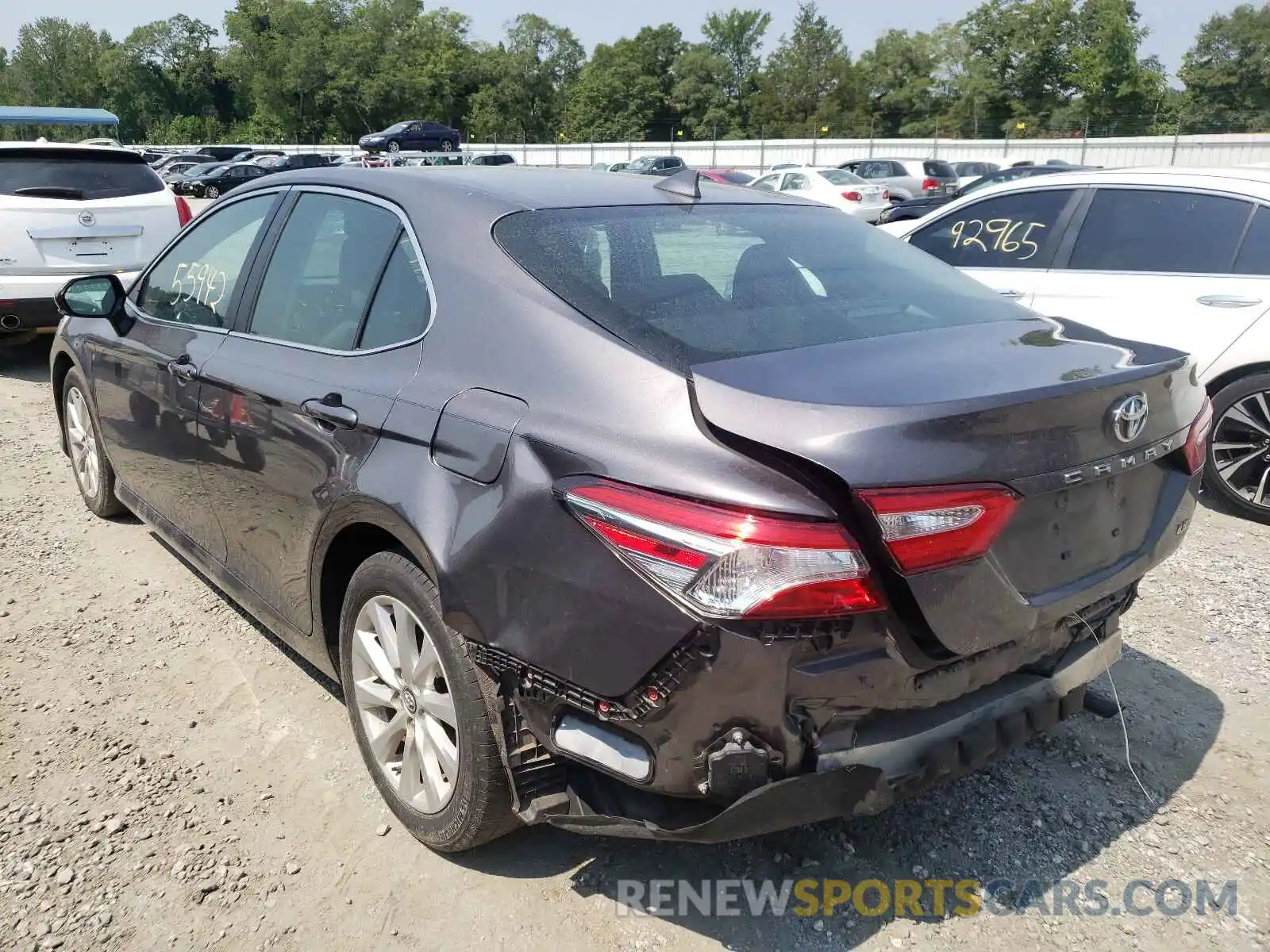 3 Photograph of a damaged car 4T1B11HK4KU714755 TOYOTA CAMRY 2019