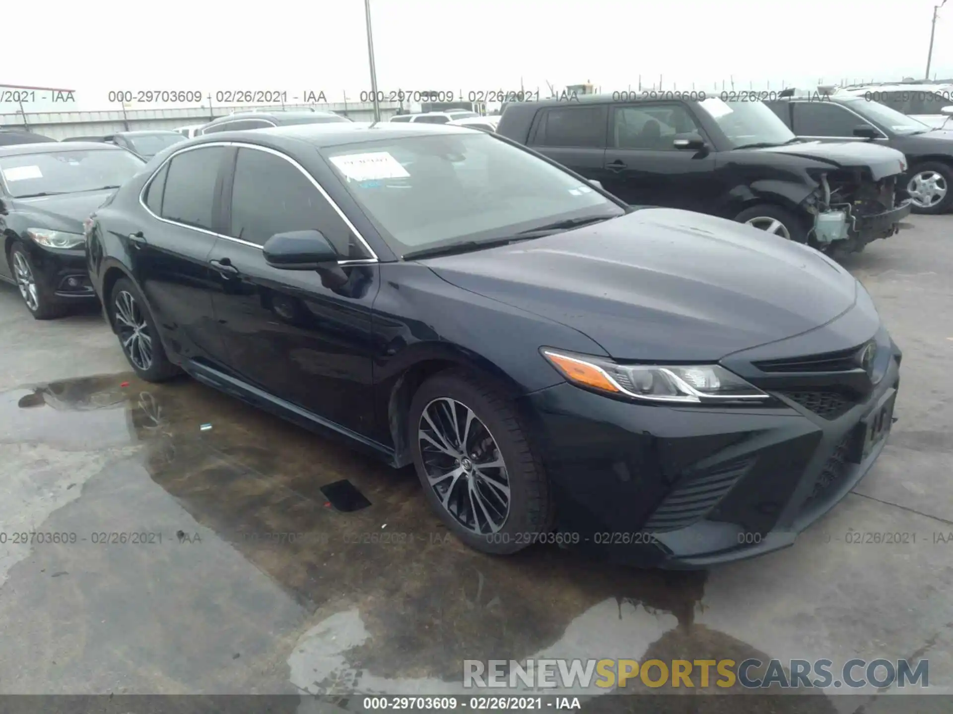 1 Photograph of a damaged car 4T1B11HK4KU717851 TOYOTA CAMRY 2019