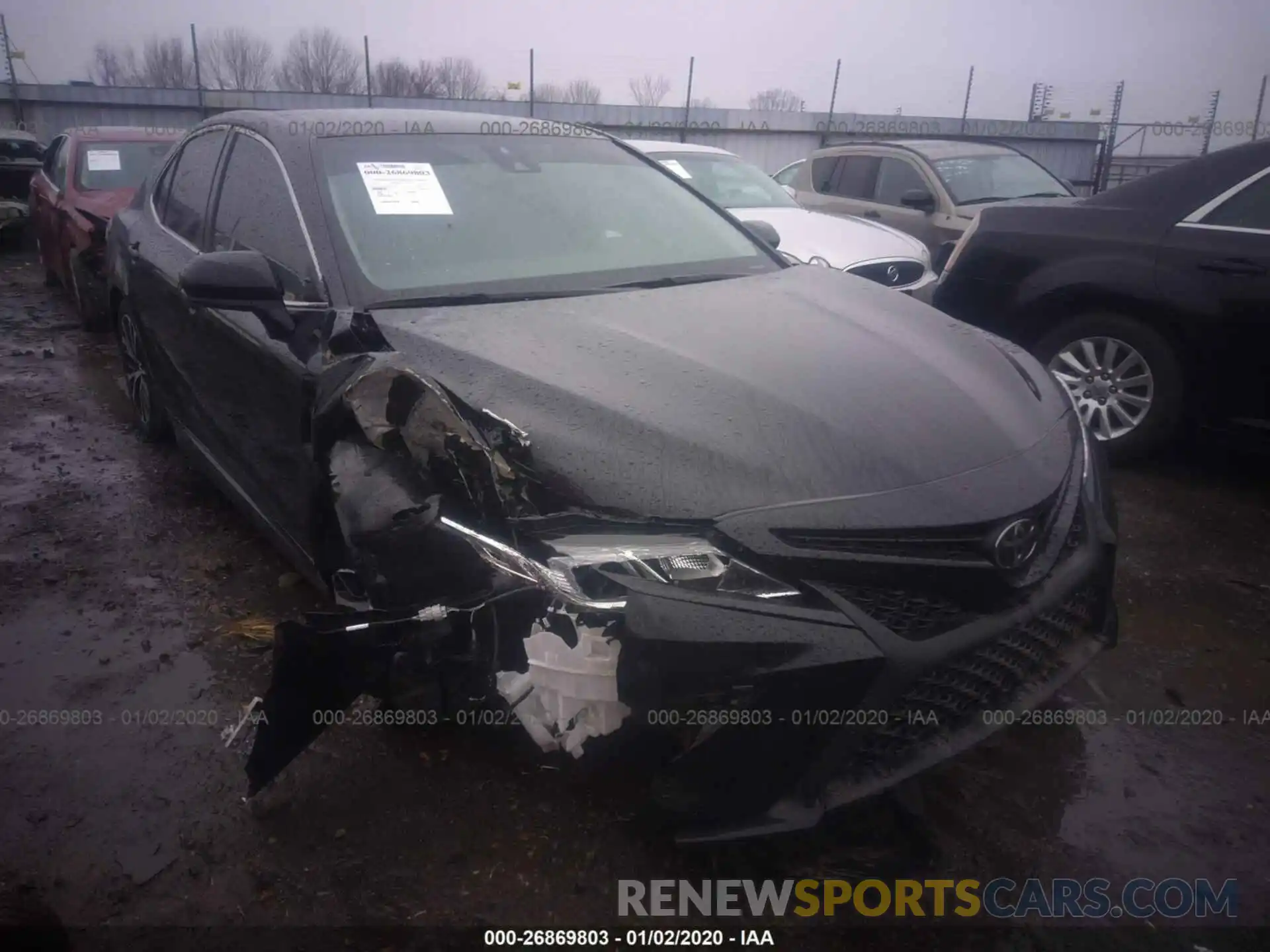 1 Photograph of a damaged car 4T1B11HK4KU719051 TOYOTA CAMRY 2019