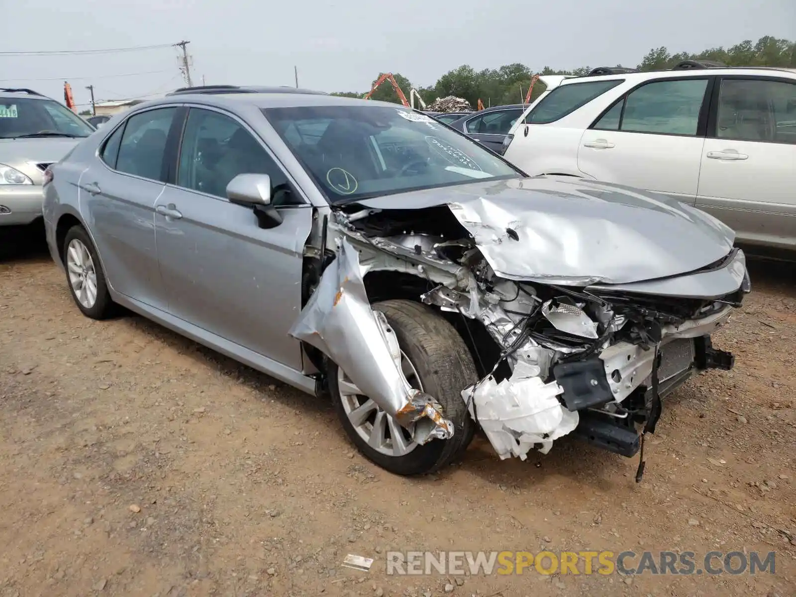 1 Photograph of a damaged car 4T1B11HK4KU720488 TOYOTA CAMRY 2019