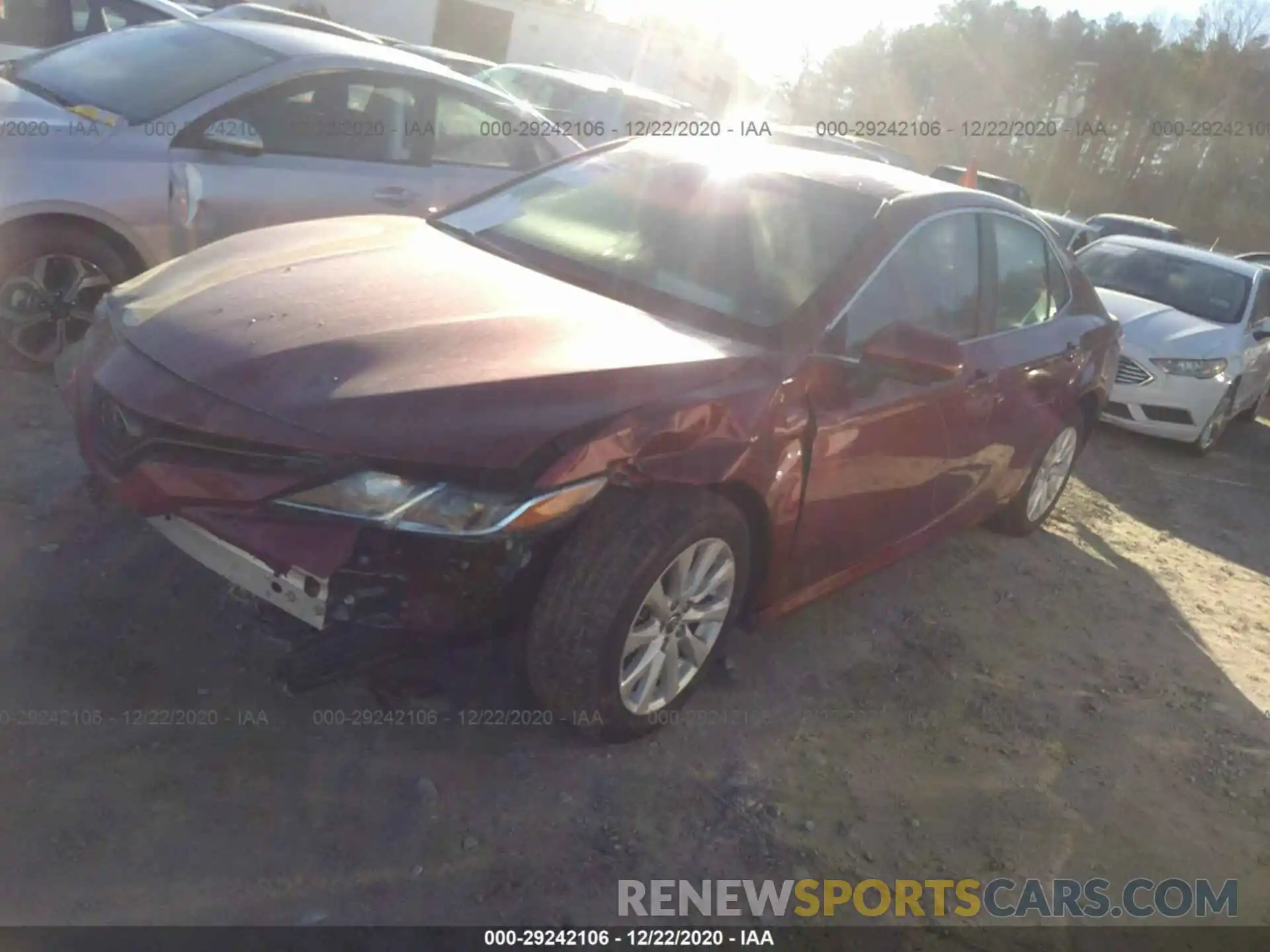 2 Photograph of a damaged car 4T1B11HK4KU720667 TOYOTA CAMRY 2019