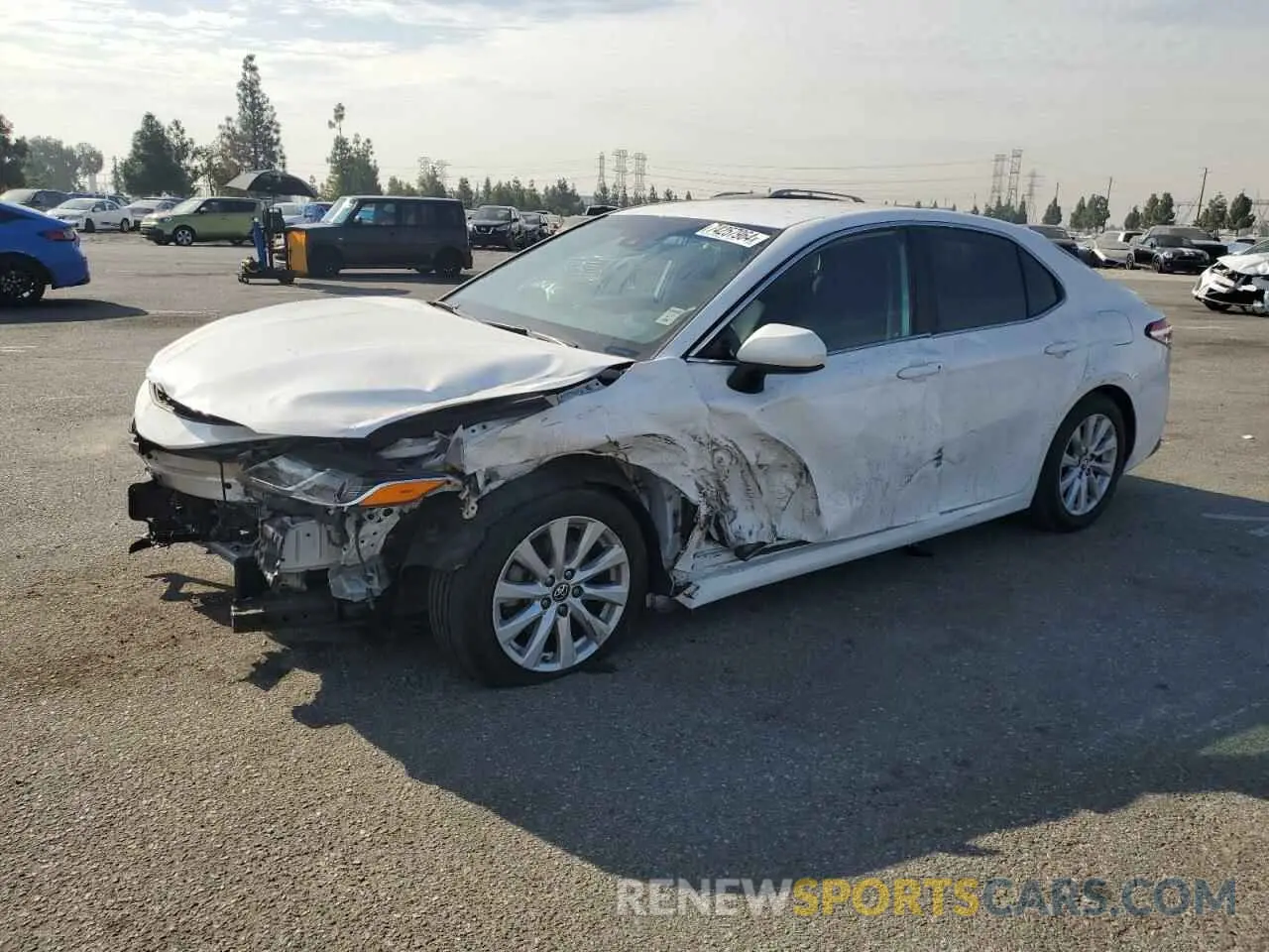 1 Photograph of a damaged car 4T1B11HK4KU721026 TOYOTA CAMRY 2019