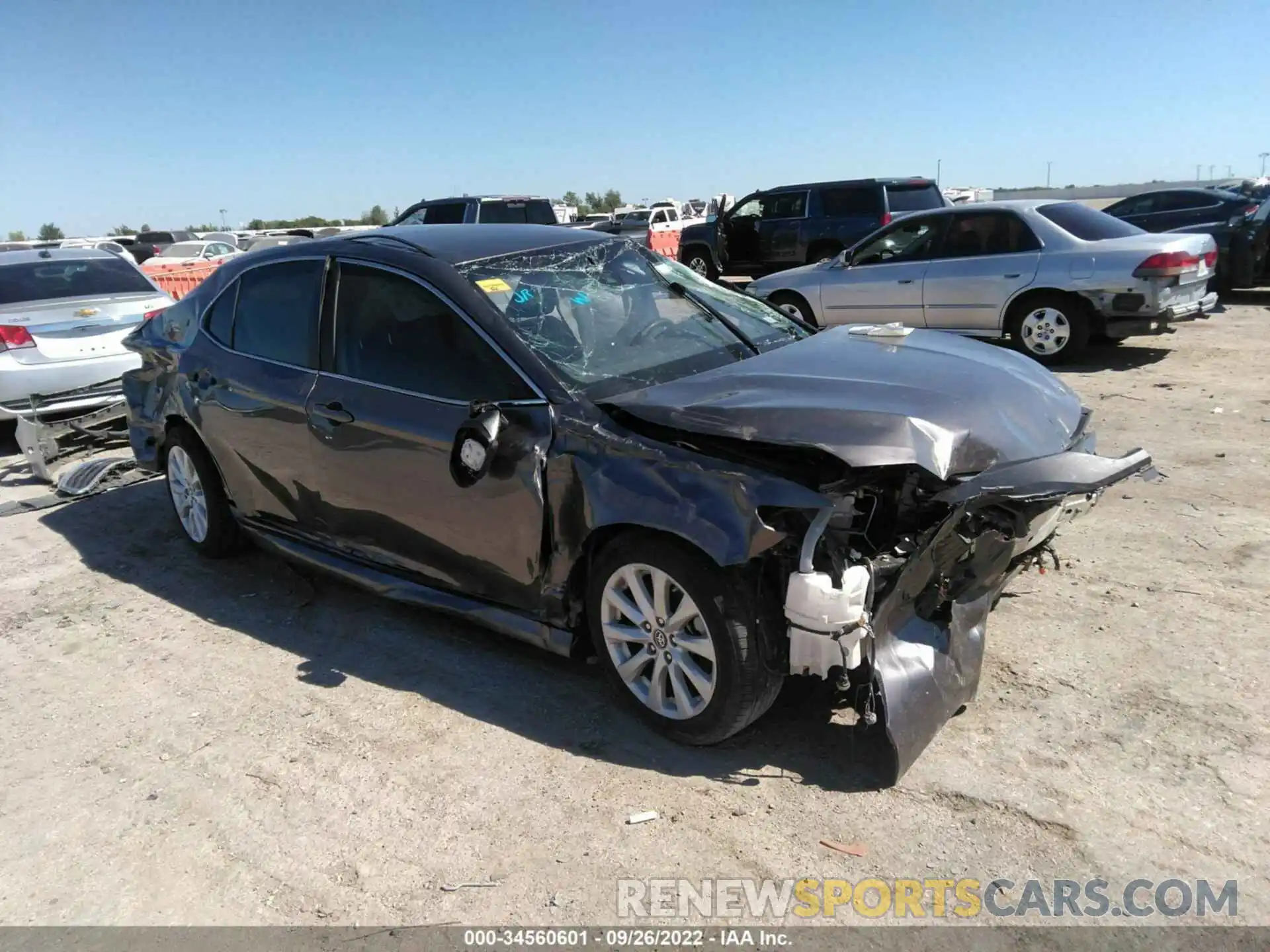 1 Photograph of a damaged car 4T1B11HK4KU722497 TOYOTA CAMRY 2019