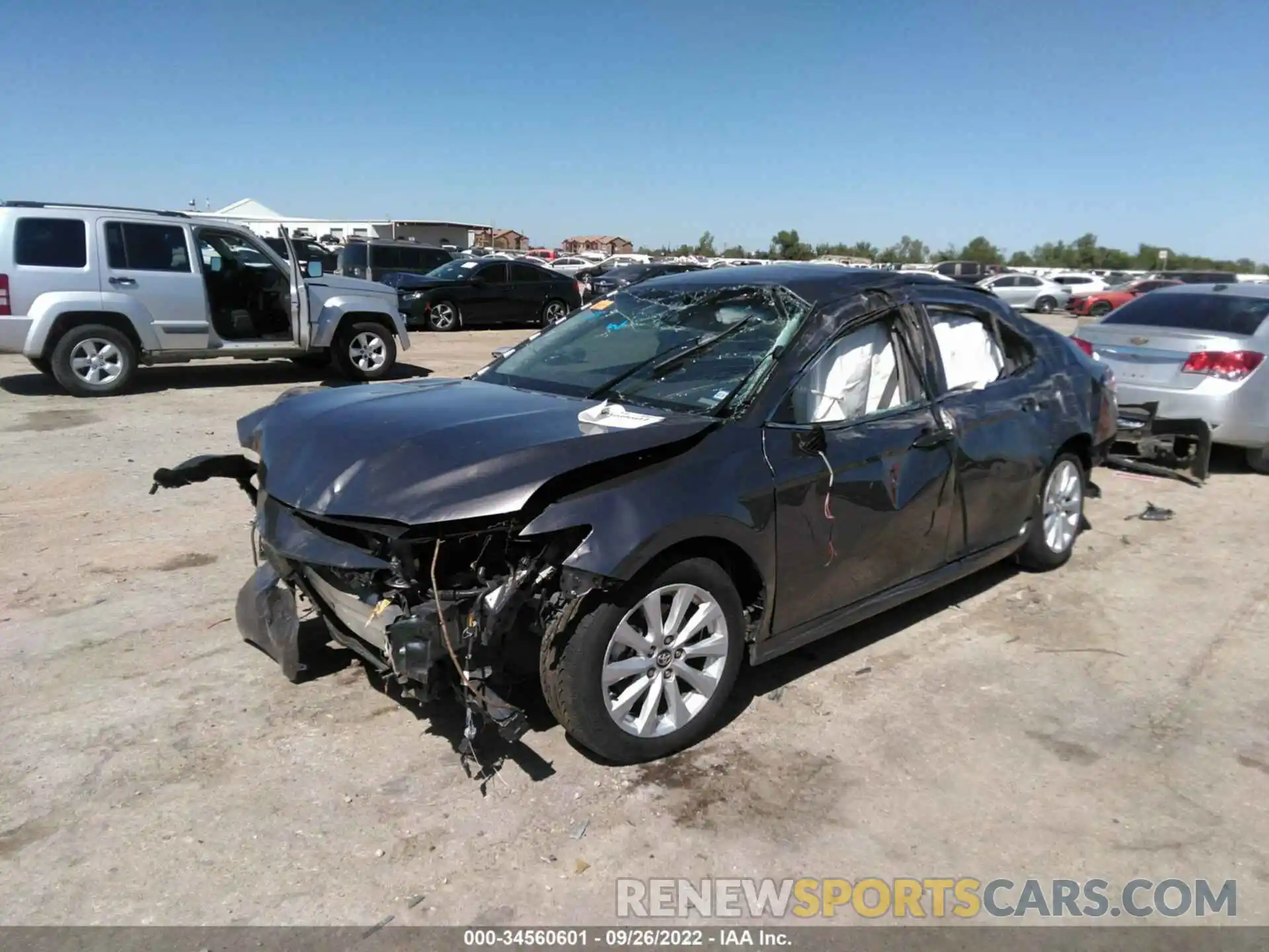 2 Photograph of a damaged car 4T1B11HK4KU722497 TOYOTA CAMRY 2019