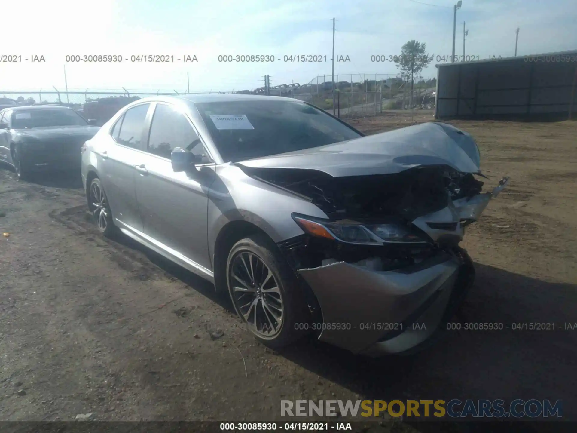 1 Photograph of a damaged car 4T1B11HK4KU731457 TOYOTA CAMRY 2019