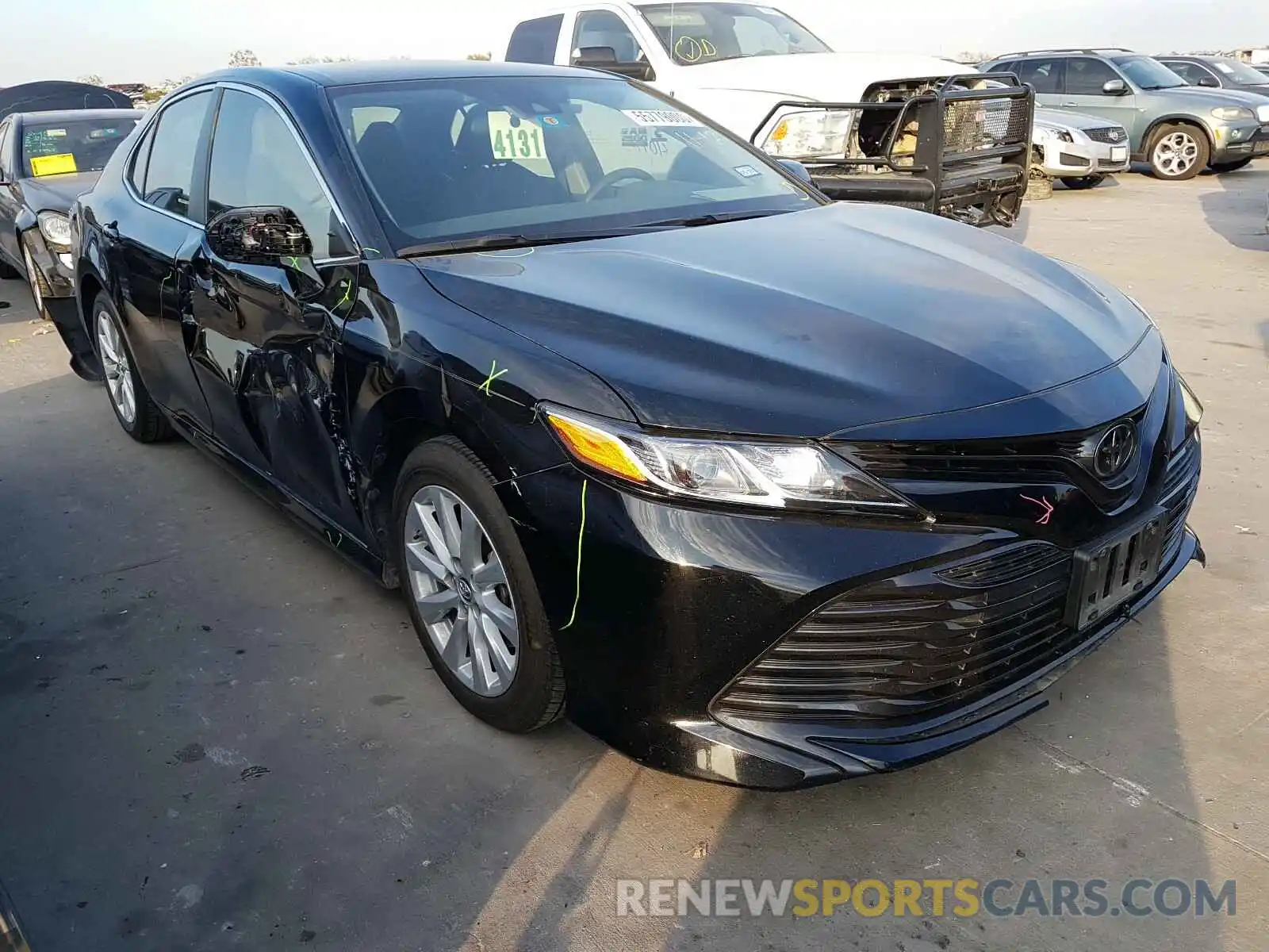 1 Photograph of a damaged car 4T1B11HK4KU733256 TOYOTA CAMRY 2019