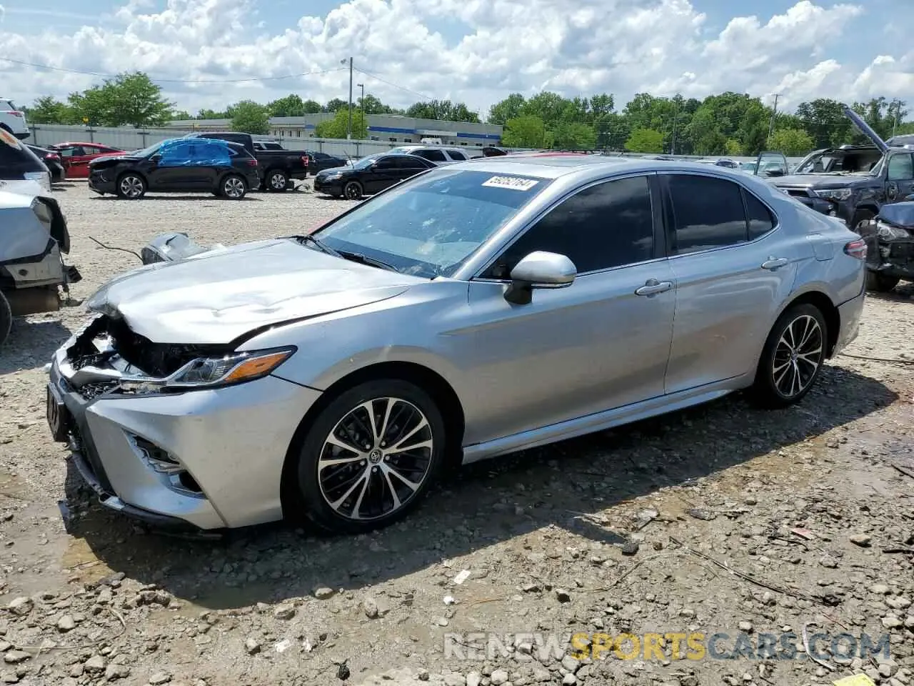 1 Photograph of a damaged car 4T1B11HK4KU734326 TOYOTA CAMRY 2019