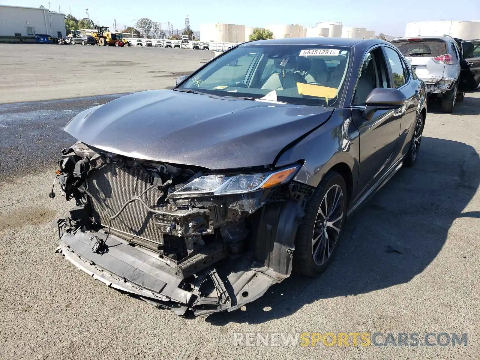 2 Photograph of a damaged car 4T1B11HK4KU737503 TOYOTA CAMRY 2019