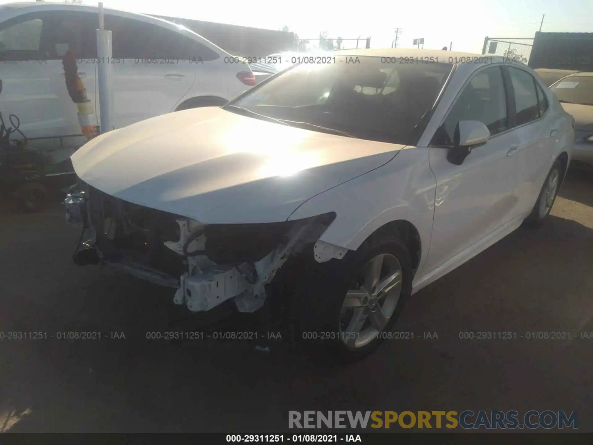 2 Photograph of a damaged car 4T1B11HK4KU742099 TOYOTA CAMRY 2019