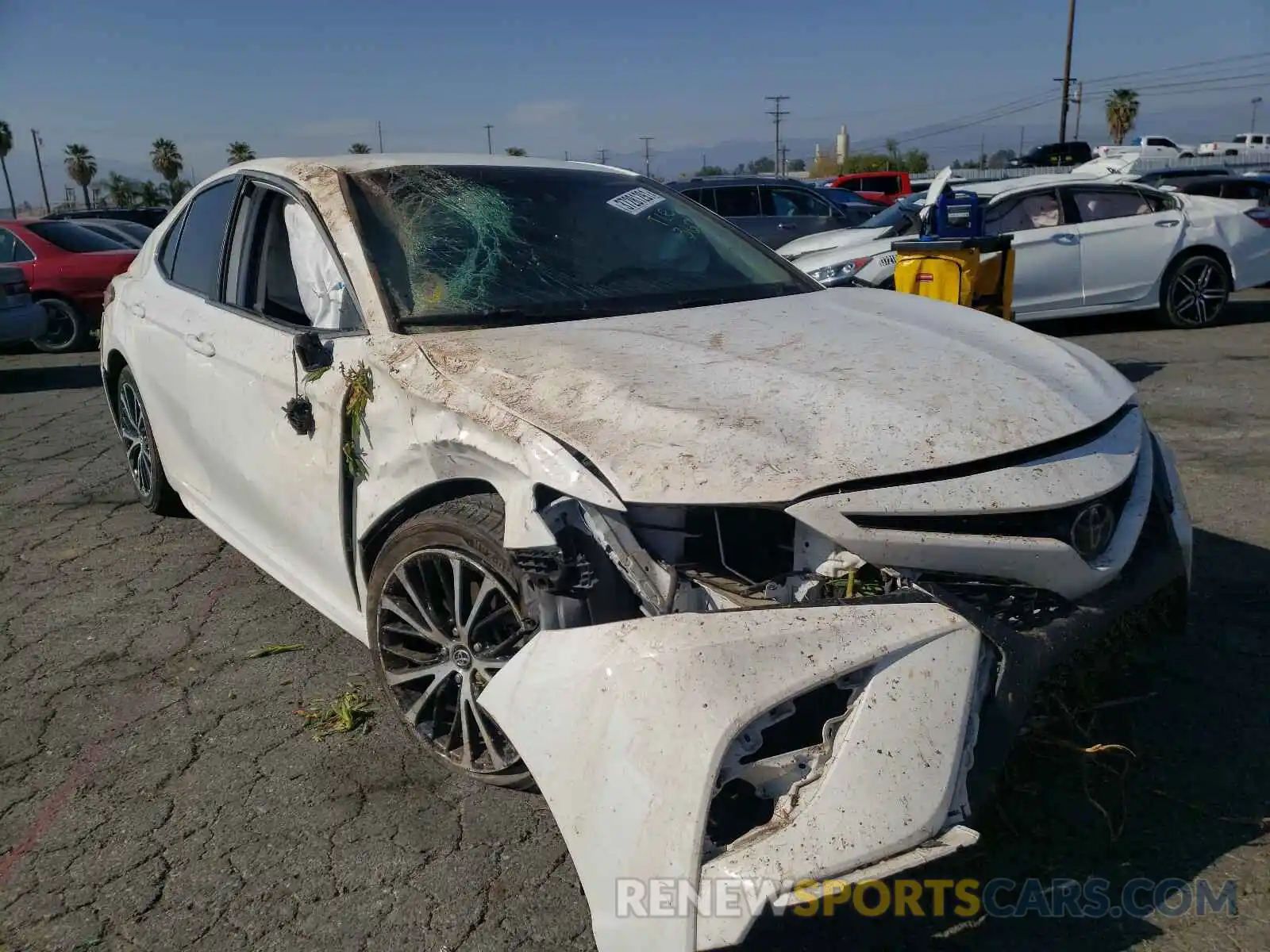 1 Photograph of a damaged car 4T1B11HK4KU742328 TOYOTA CAMRY 2019