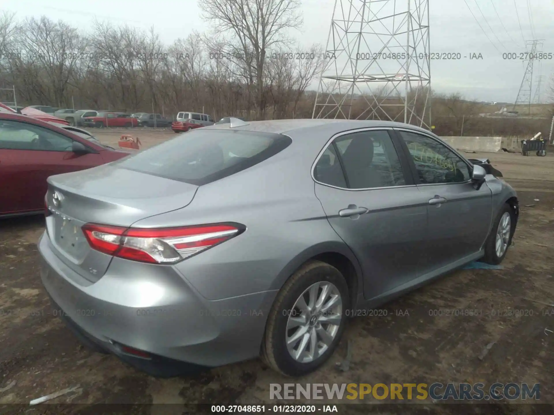 7 Photograph of a damaged car 4T1B11HK4KU743107 TOYOTA CAMRY 2019