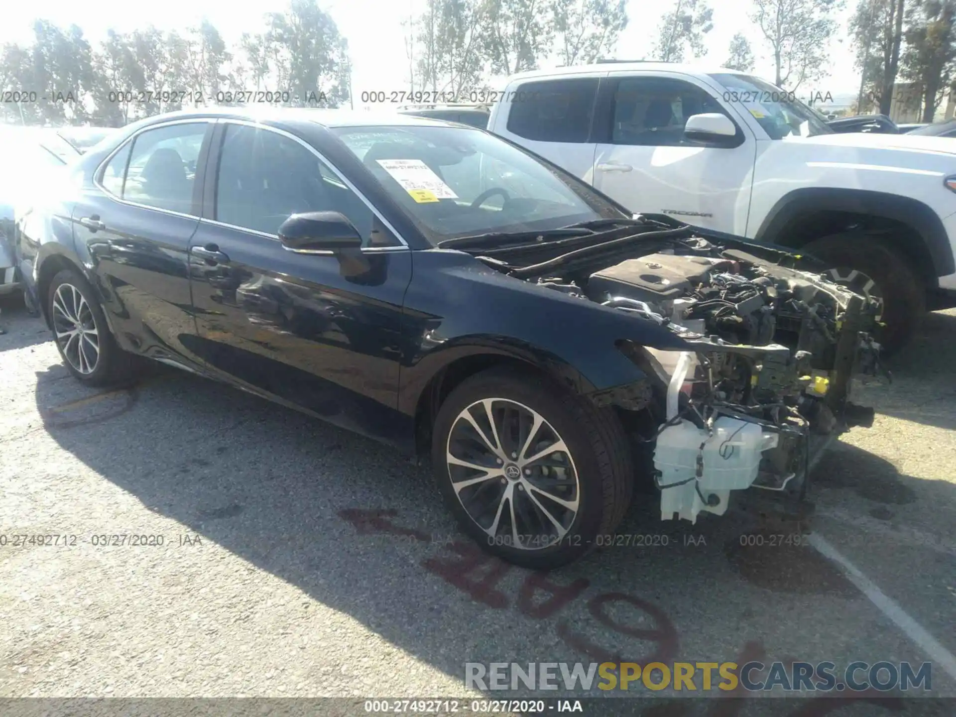 1 Photograph of a damaged car 4T1B11HK4KU743866 TOYOTA CAMRY 2019