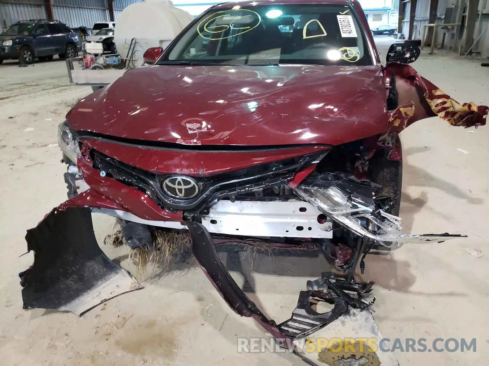 9 Photograph of a damaged car 4T1B11HK4KU745844 TOYOTA CAMRY 2019