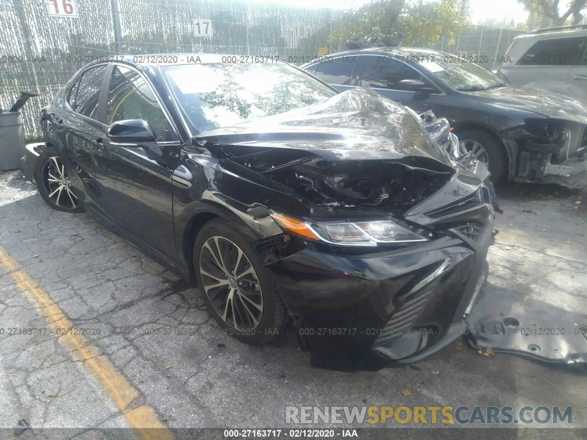 1 Photograph of a damaged car 4T1B11HK4KU746136 TOYOTA CAMRY 2019