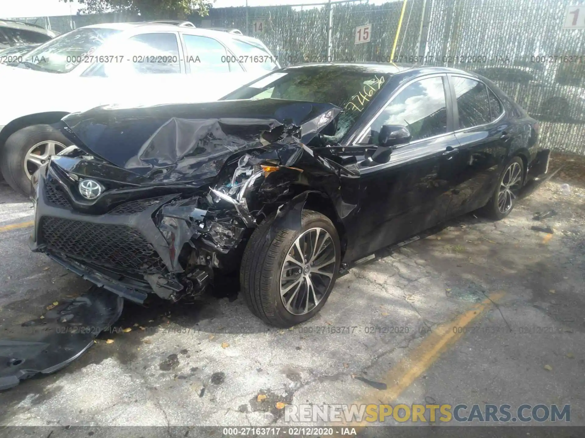 2 Photograph of a damaged car 4T1B11HK4KU746136 TOYOTA CAMRY 2019