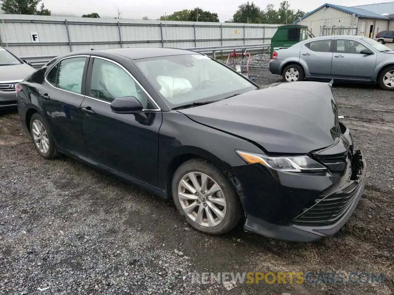 1 Photograph of a damaged car 4T1B11HK4KU746556 TOYOTA CAMRY 2019