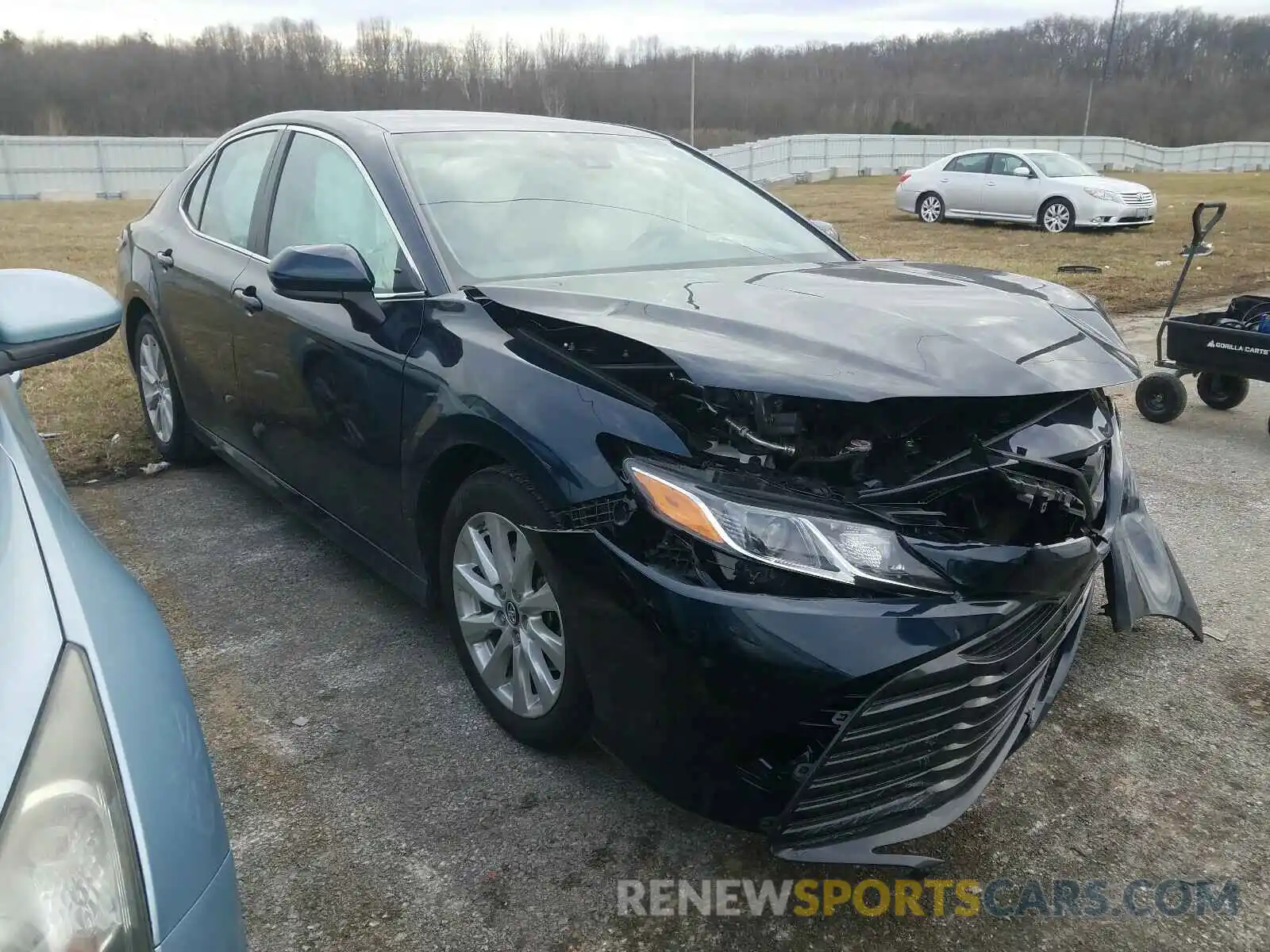 1 Photograph of a damaged car 4T1B11HK4KU747139 TOYOTA CAMRY 2019