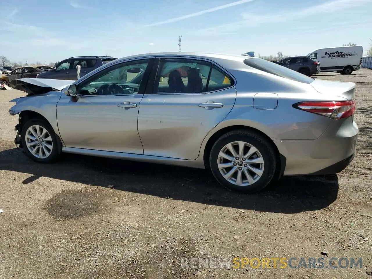2 Photograph of a damaged car 4T1B11HK4KU748971 TOYOTA CAMRY 2019