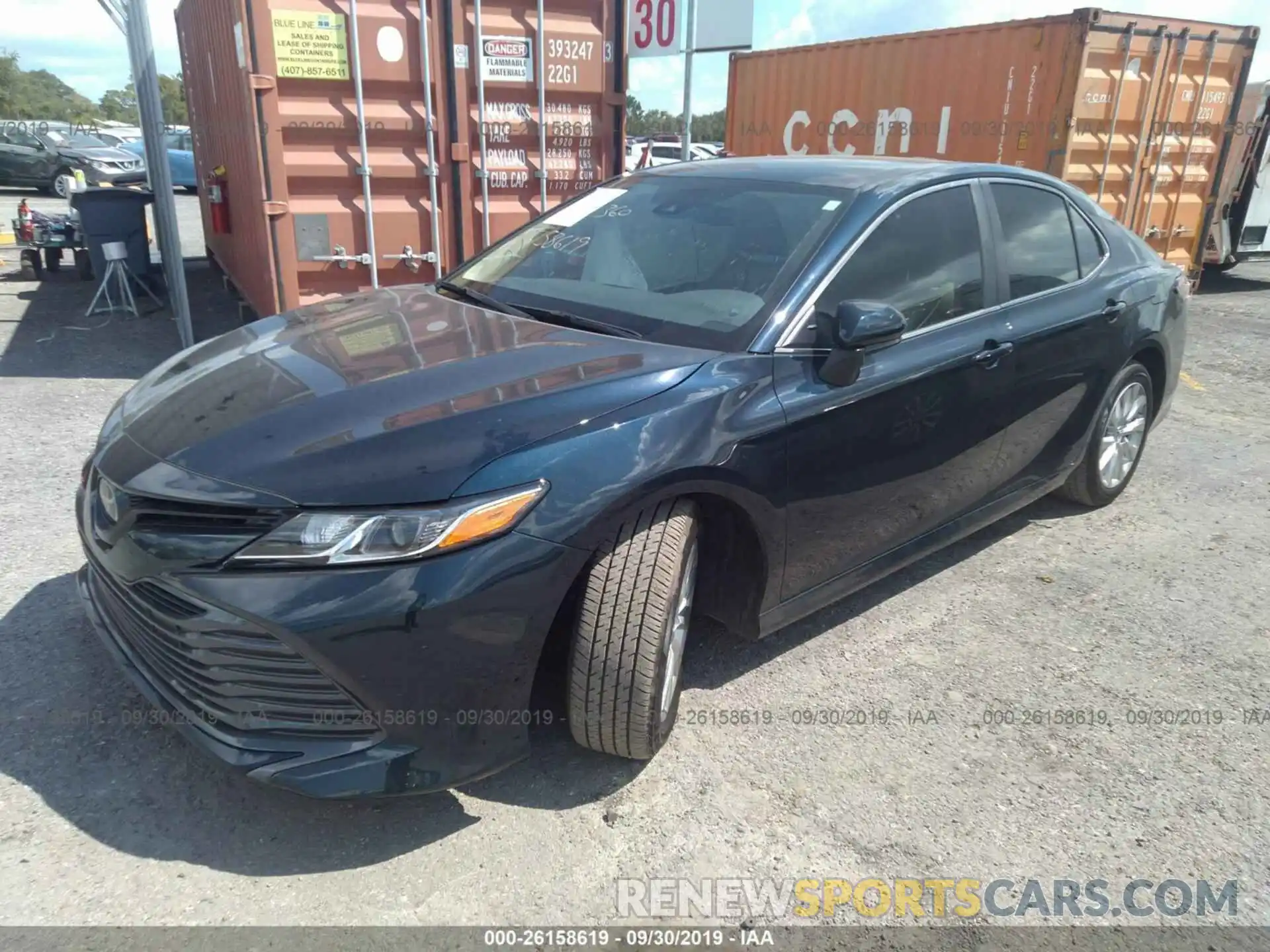 2 Photograph of a damaged car 4T1B11HK4KU753071 TOYOTA CAMRY 2019