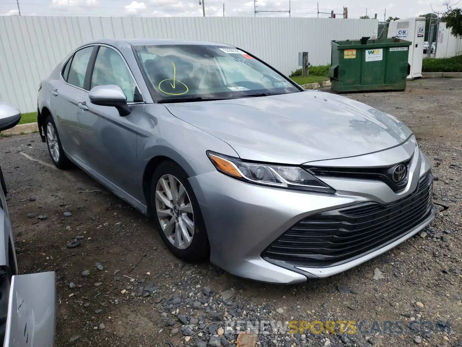 1 Photograph of a damaged car 4T1B11HK4KU753670 TOYOTA CAMRY 2019