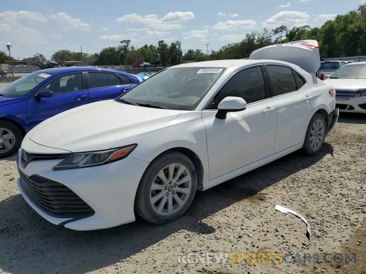 1 Photograph of a damaged car 4T1B11HK4KU755497 TOYOTA CAMRY 2019