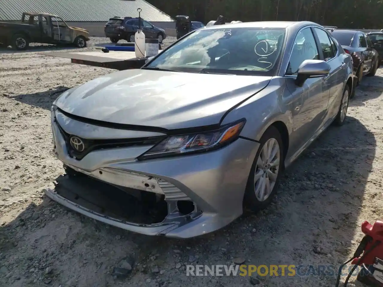 2 Photograph of a damaged car 4T1B11HK4KU756245 TOYOTA CAMRY 2019