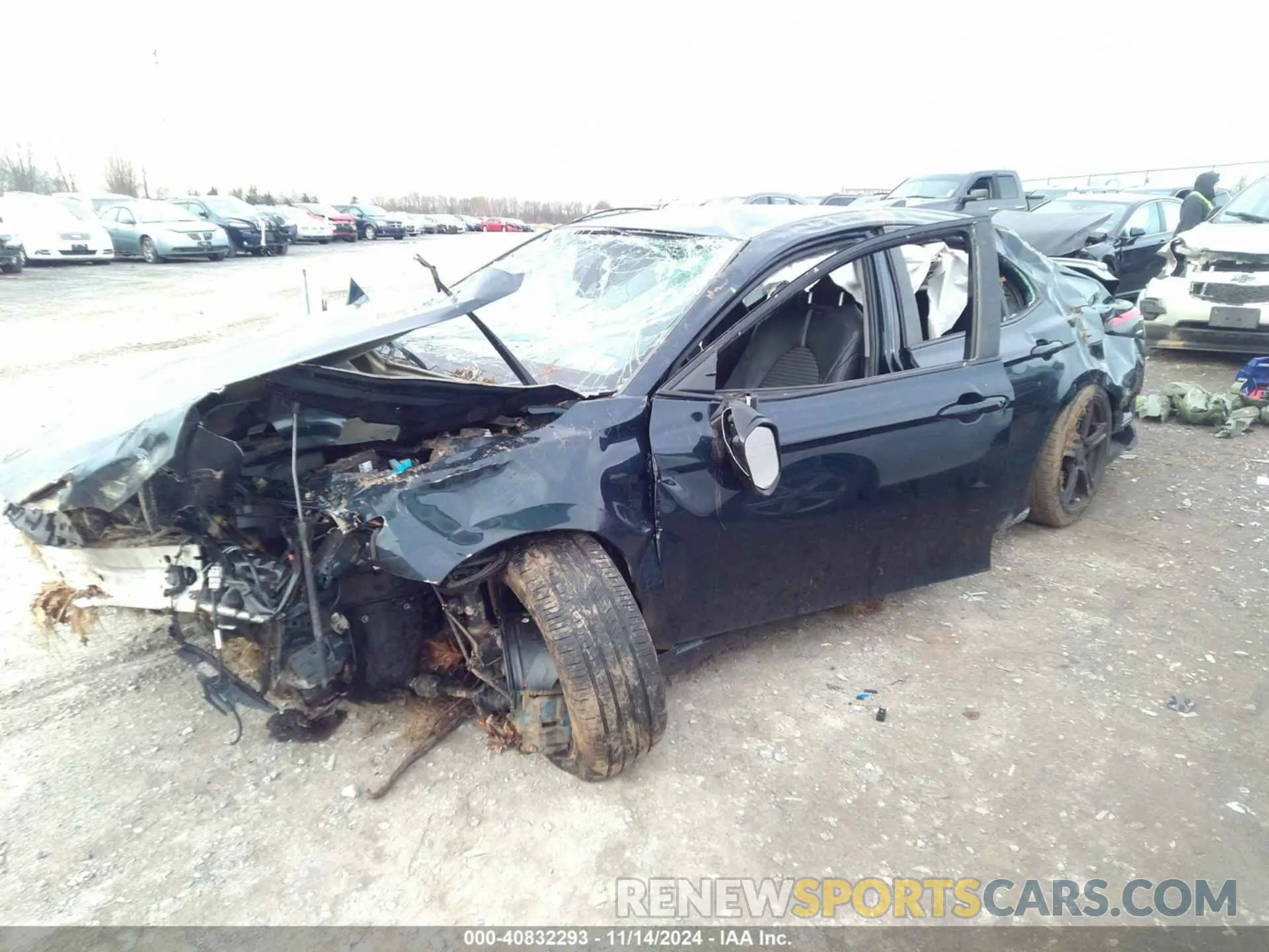 2 Photograph of a damaged car 4T1B11HK4KU760456 TOYOTA CAMRY 2019