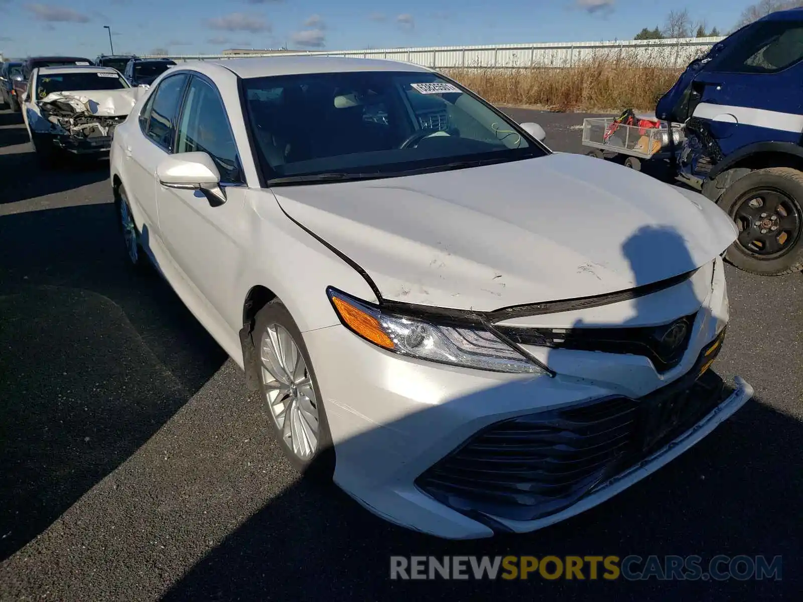 1 Photograph of a damaged car 4T1B11HK4KU761042 TOYOTA CAMRY 2019