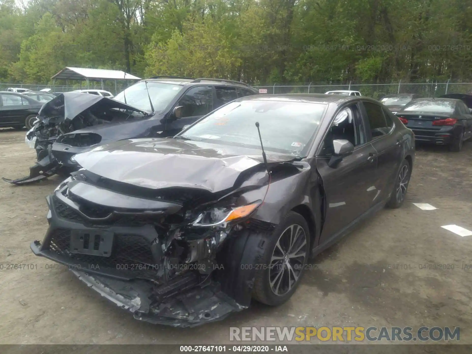 2 Photograph of a damaged car 4T1B11HK4KU766516 TOYOTA CAMRY 2019