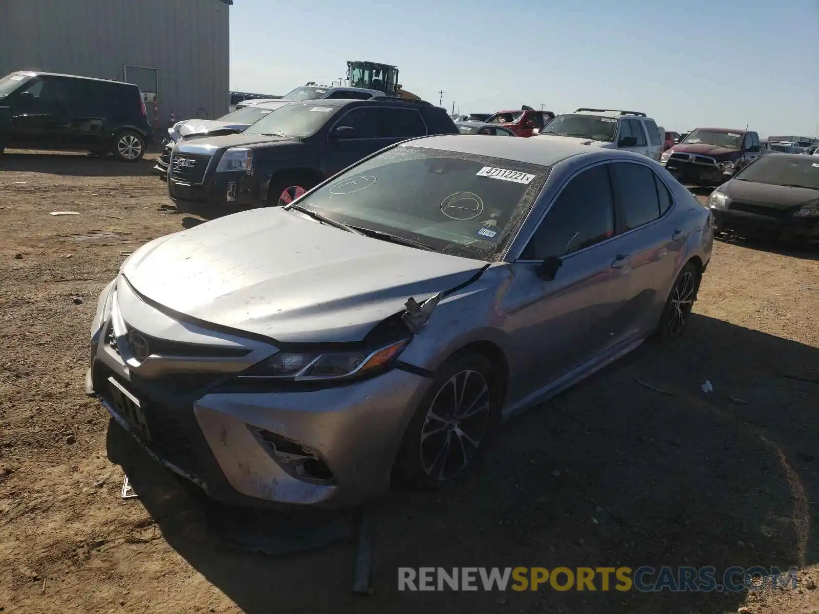 2 Photograph of a damaged car 4T1B11HK4KU767066 TOYOTA CAMRY 2019