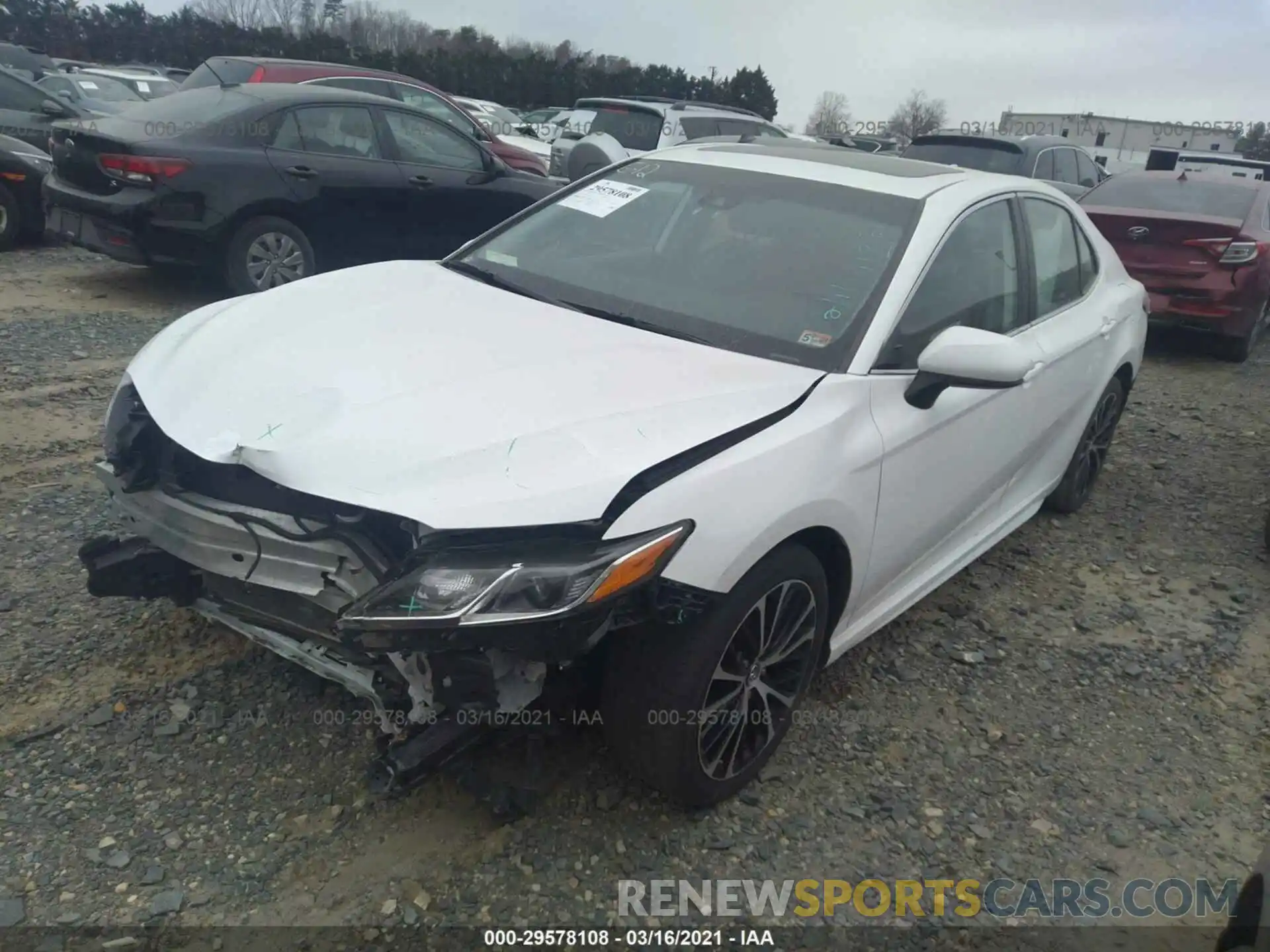 2 Photograph of a damaged car 4T1B11HK4KU777676 TOYOTA CAMRY 2019