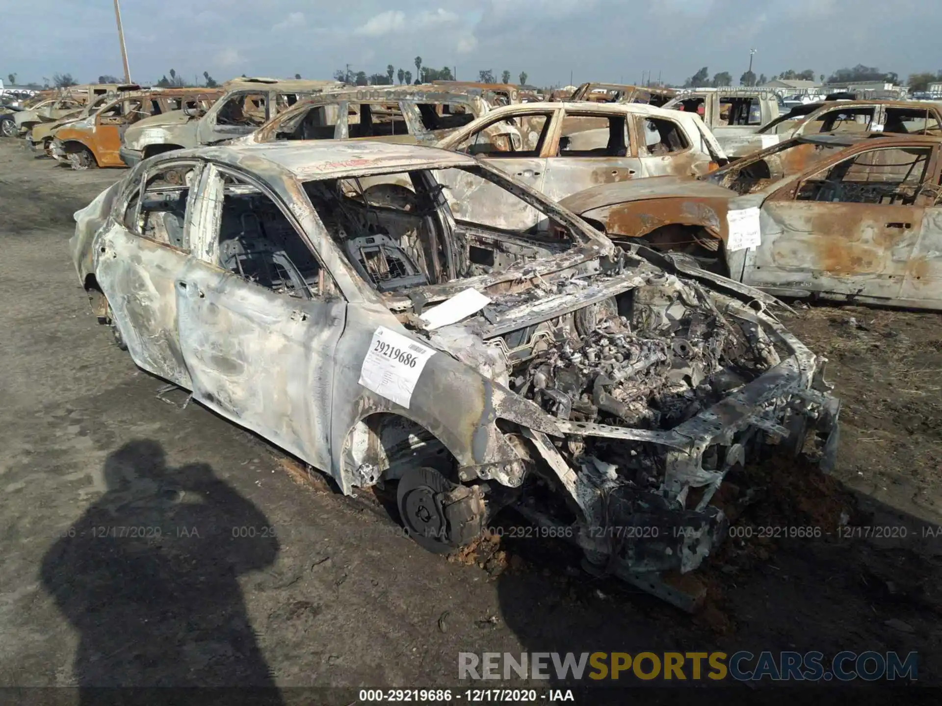 1 Photograph of a damaged car 4T1B11HK4KU781002 TOYOTA CAMRY 2019