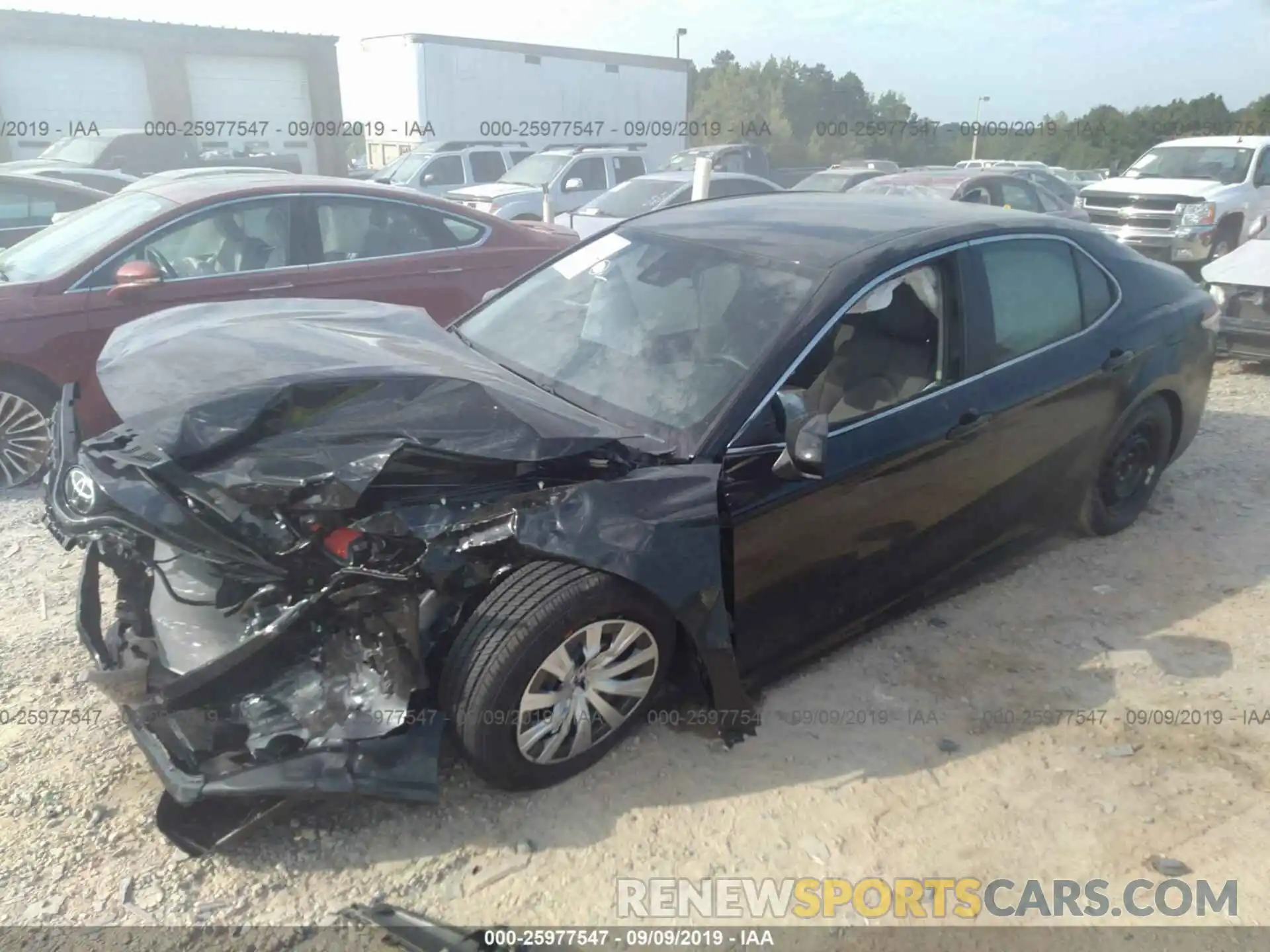 2 Photograph of a damaged car 4T1B11HK4KU784160 TOYOTA CAMRY 2019